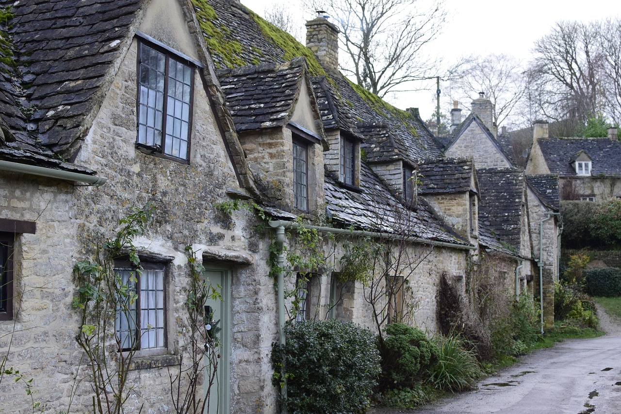 Old English houses